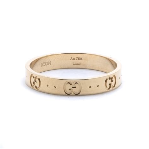 gucci icon thinband ring|gucci icon 18k ring.